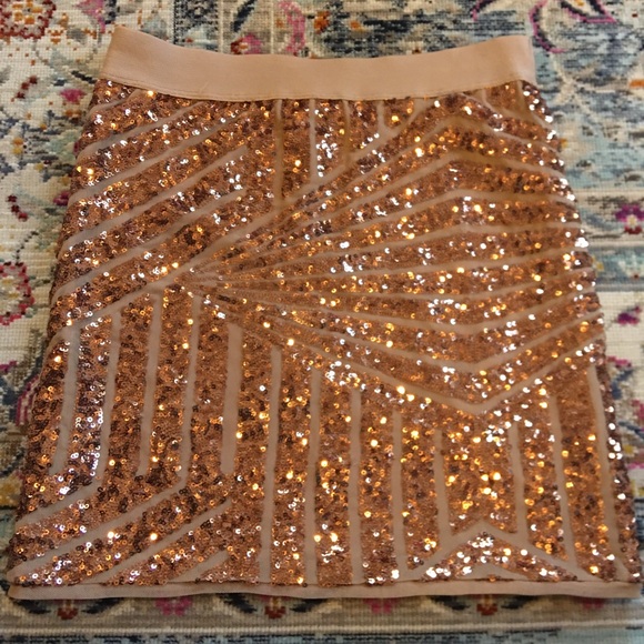 BCBG Sequined mini skirt - Picture 4 of 6